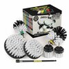 Drill Brush Power Scrubber By Useful Products 7 in W 5 in L Brush, White W-542OMS-2L-7X-QC-DB
